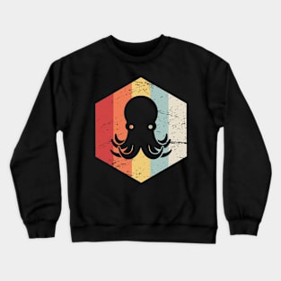 Retro 70s Octopus Crewneck Sweatshirt